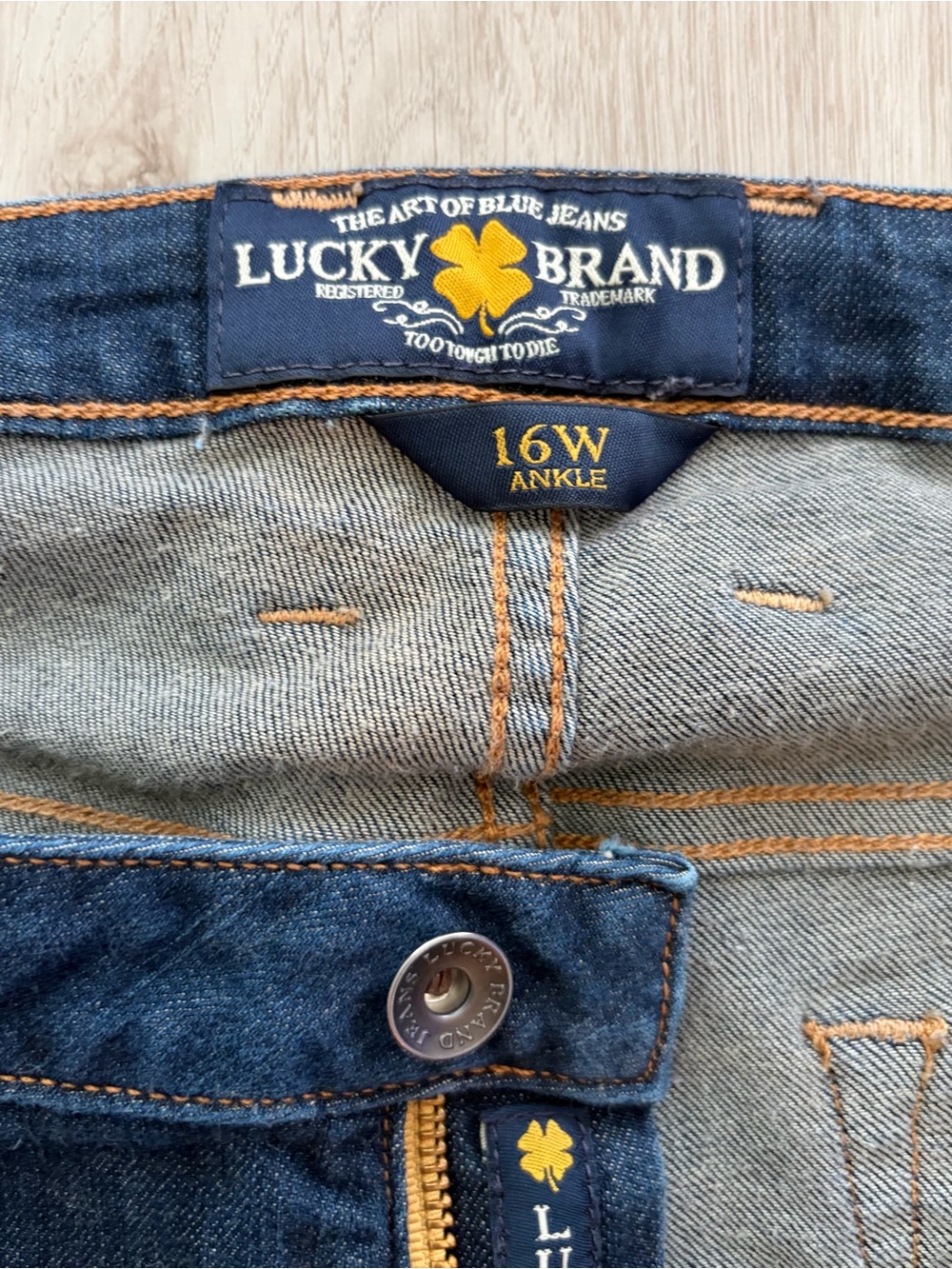 Lucky Brand Ginger Skinny Ankle Jeans 16W - Picture 4 of 8
